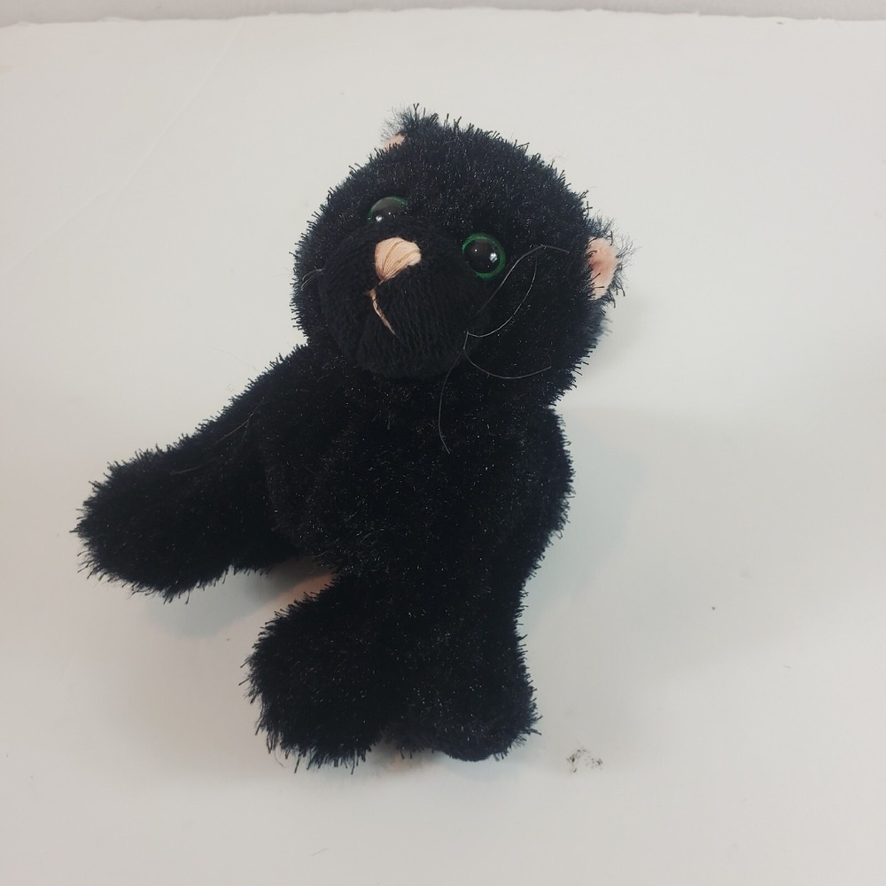 Webkinz Black Cat Plush Stuffed Animal No Code